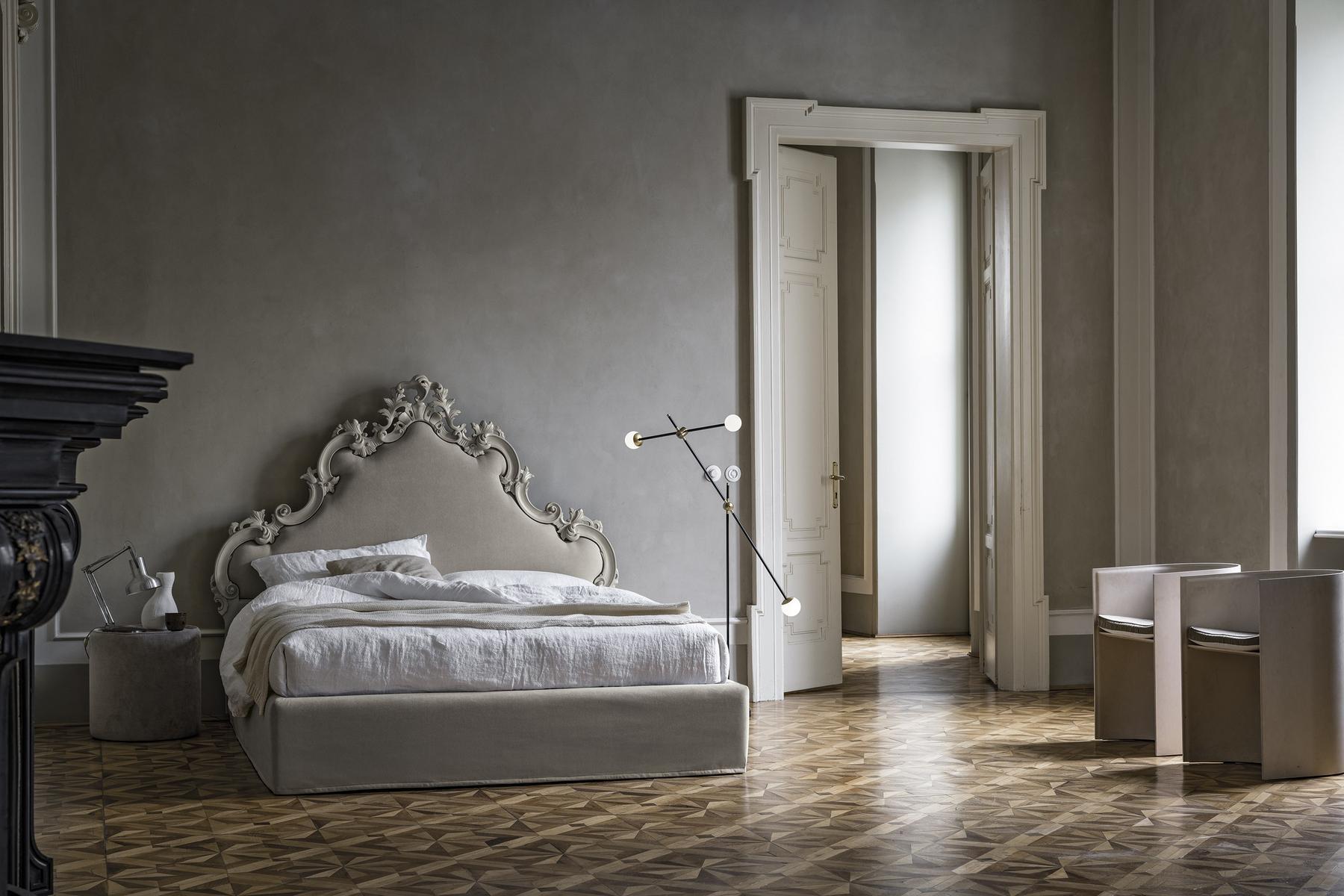 Double bed with high headboard | Mademoiselle by Bolzan letti