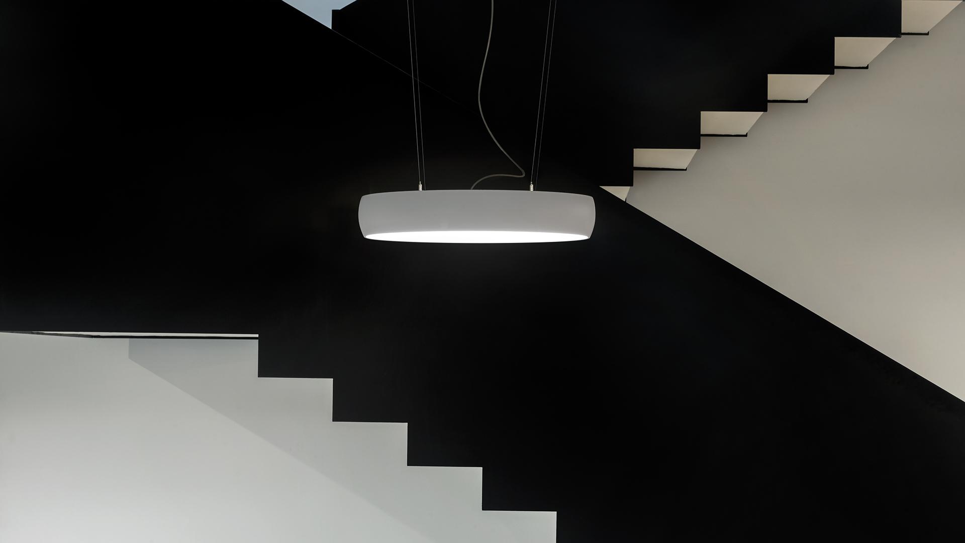 LED aluminium pendant lamp | Drum 70 by Arkoslight
