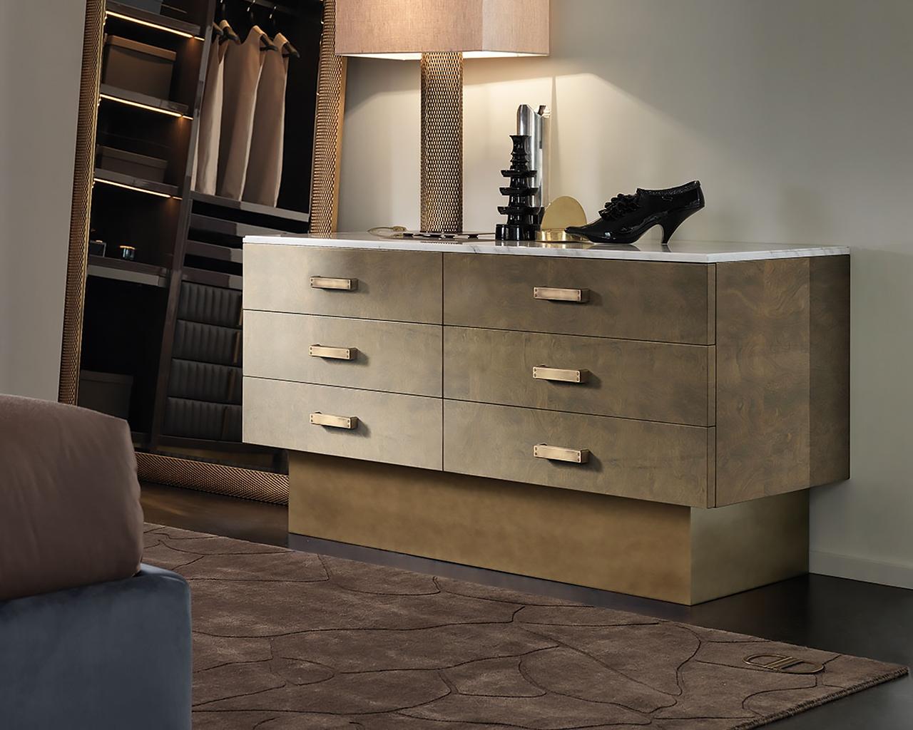 Rectangular lacquered chest of drawers | Loft by Daytona