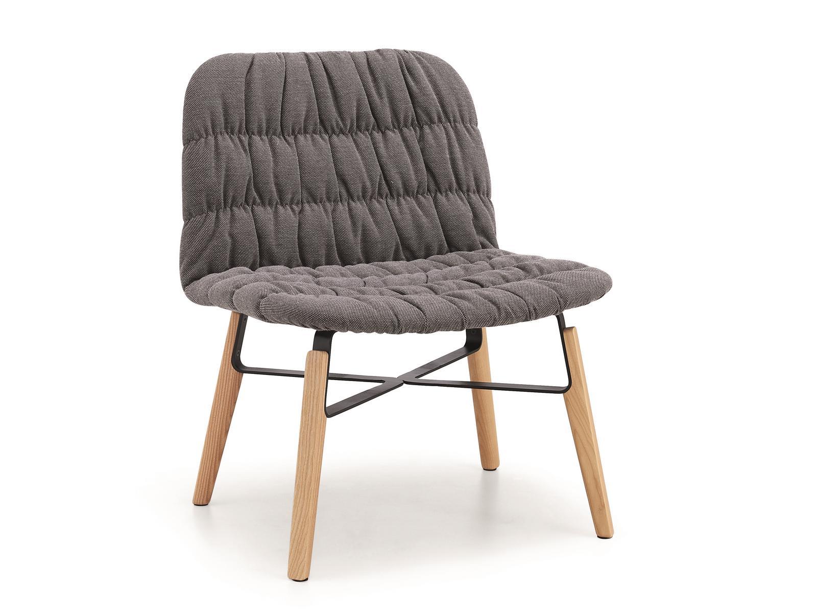 Upholstered fabric armchair | Liù At Ml by Midj