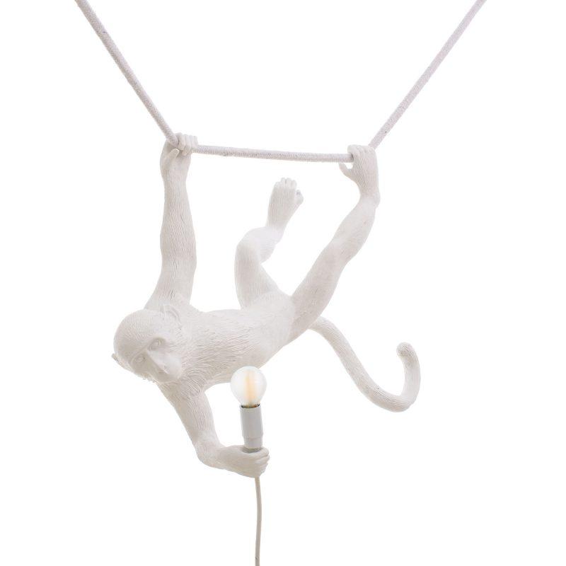 LED resin pendant lamp | The Monkey Lamp Swing by Seletti