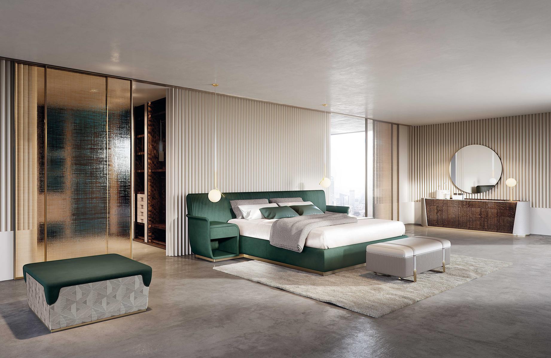 Upholstered double bed | Allure Xl by Capital Collection