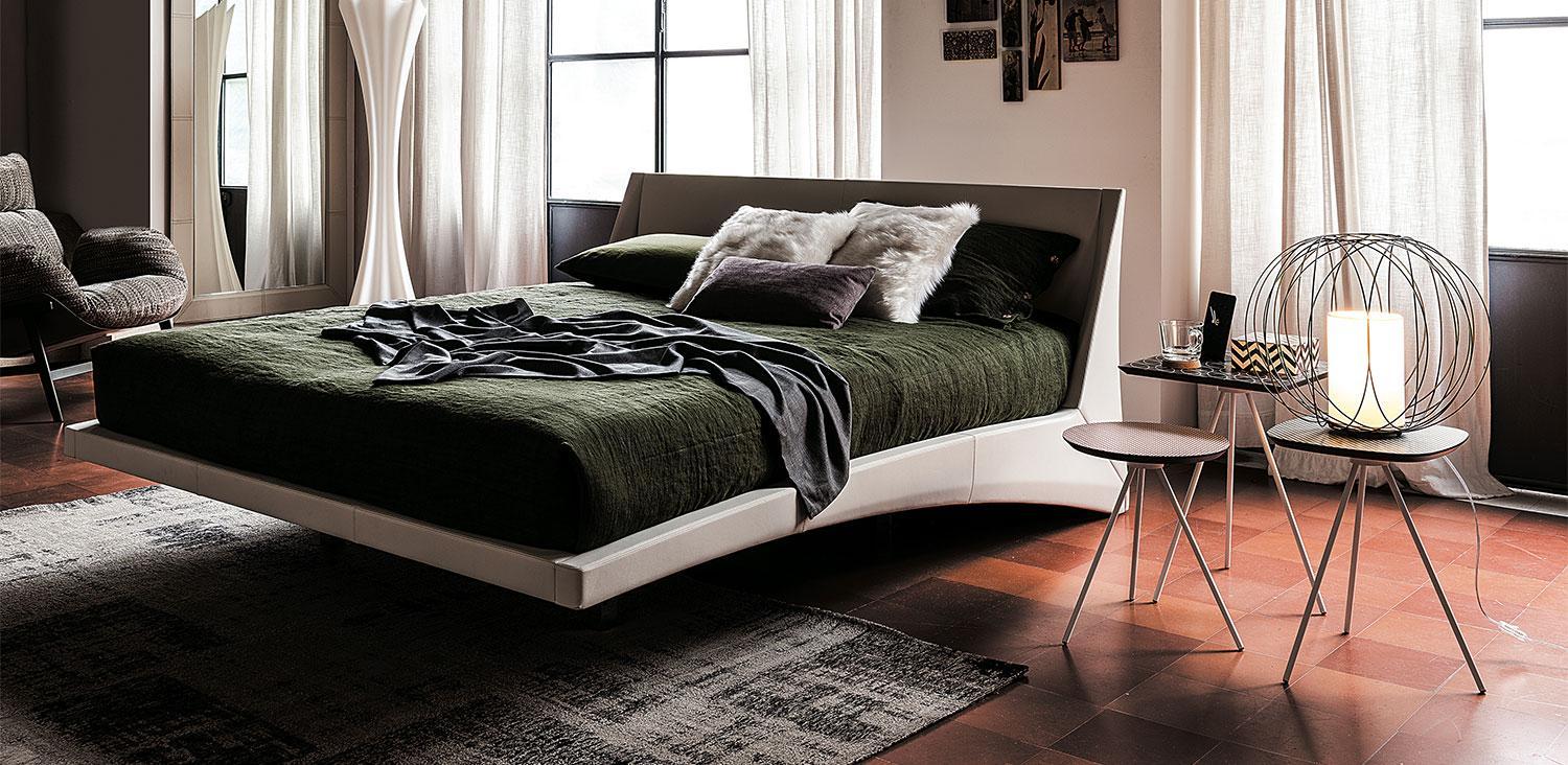 Leather bed | Dylan by Cattelan Italia