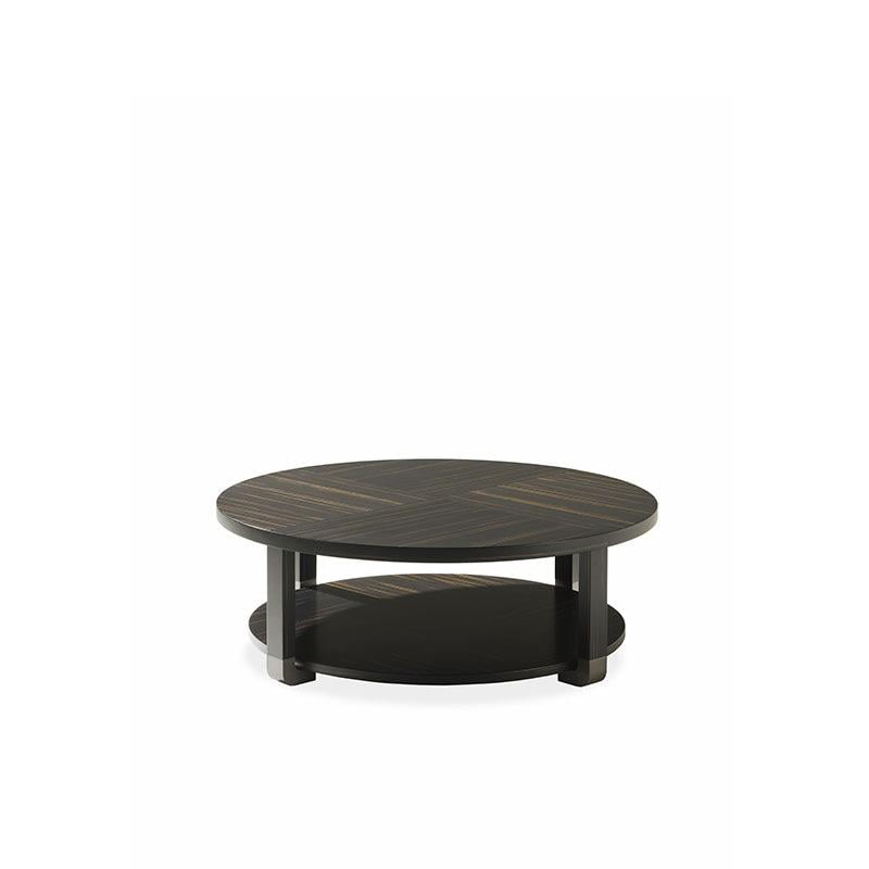 Round solid wood coffee table | Jacques by Galimberti Nino