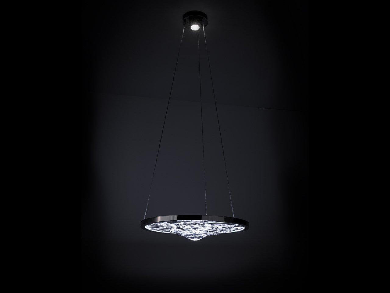 LED Murano glass pendant lamp | Acqua by Reflex