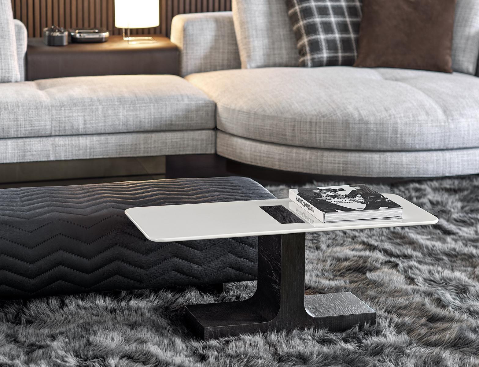 Rectangular wooden coffee table | Block by Minotti