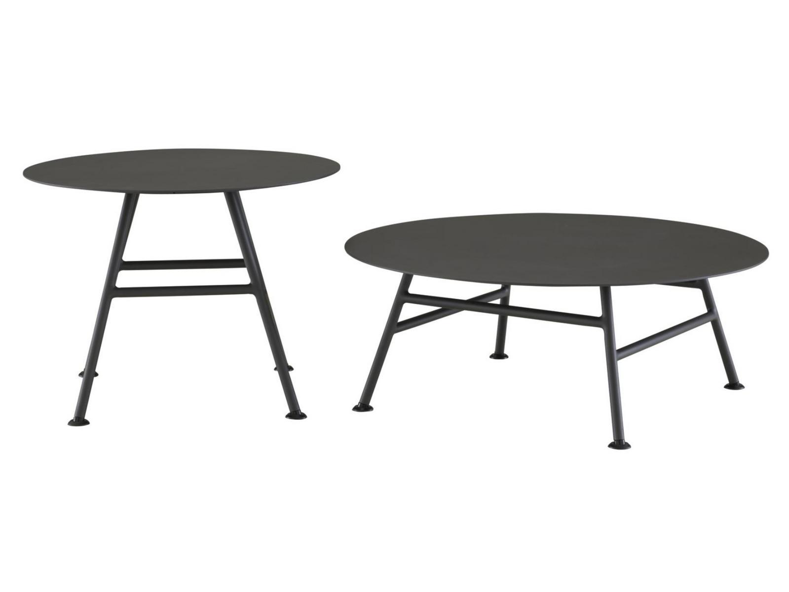 Round aluminium garden side table | Garden Pack by Ligne Roset