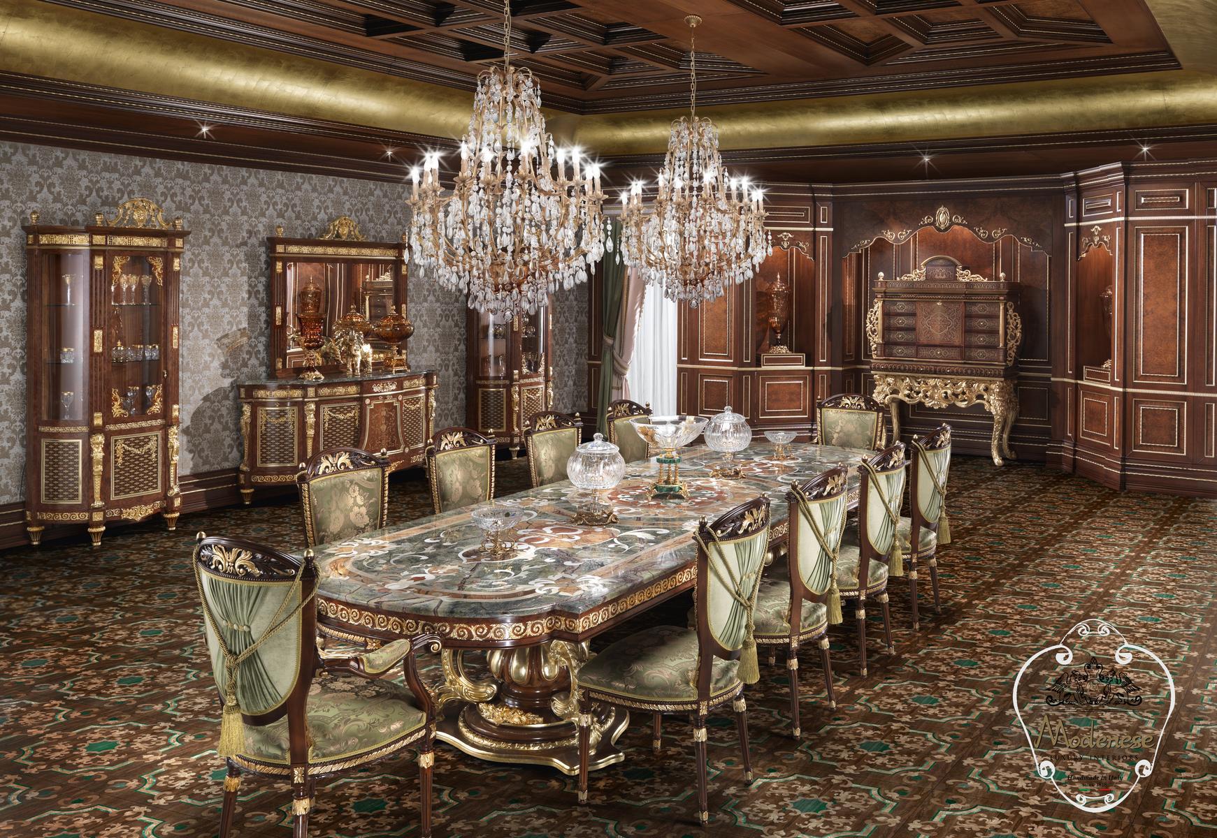 Upholstered fabric chair with armrests | 14514 by Modenese Gastone