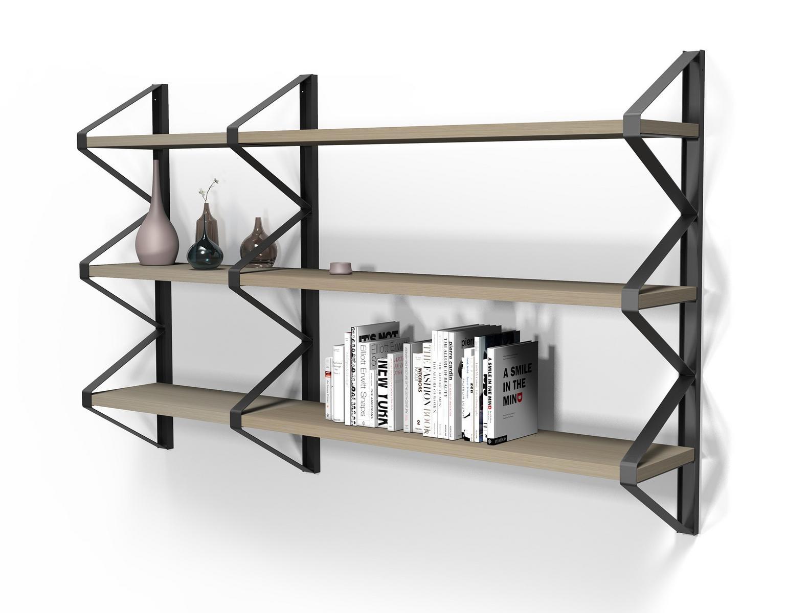 Open floating bookcase | Brooklyn by Calligaris