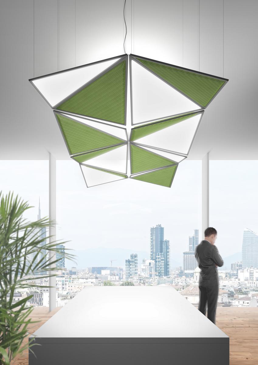 Acoustic swivel pendant lamp | Flexia by Artemide