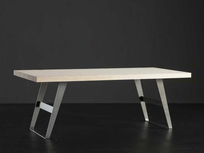 Rectangular wooden dining table | Nizza + Iron by Altacorte