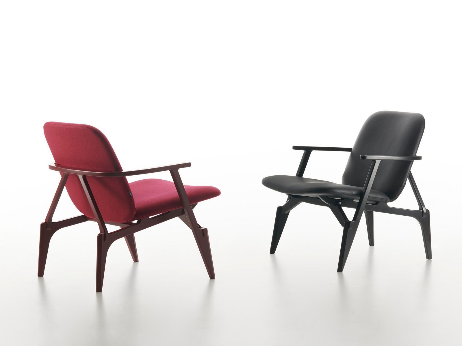 Armchair with armrests | Louise by Zanotta