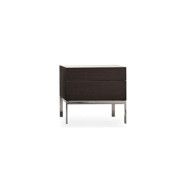 Rectangular bedside table with drawers | 606 by Molteni