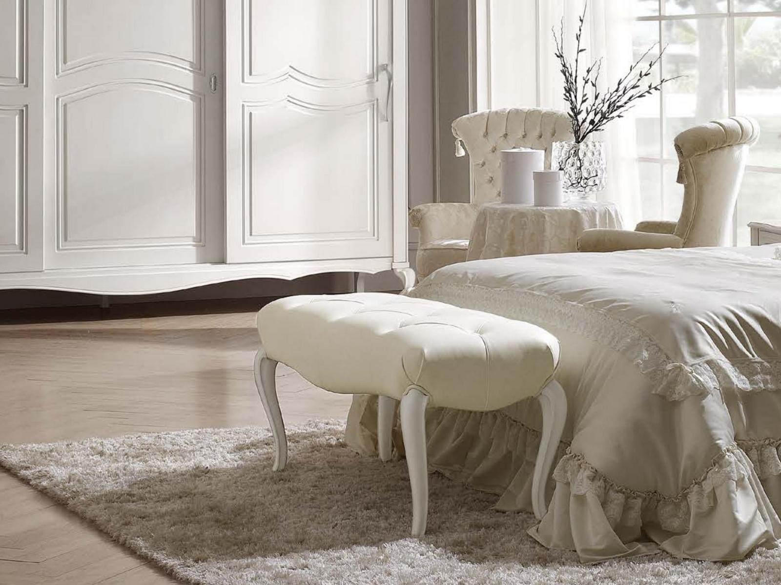 Tufted upholstered bench | Margherita by Volpi