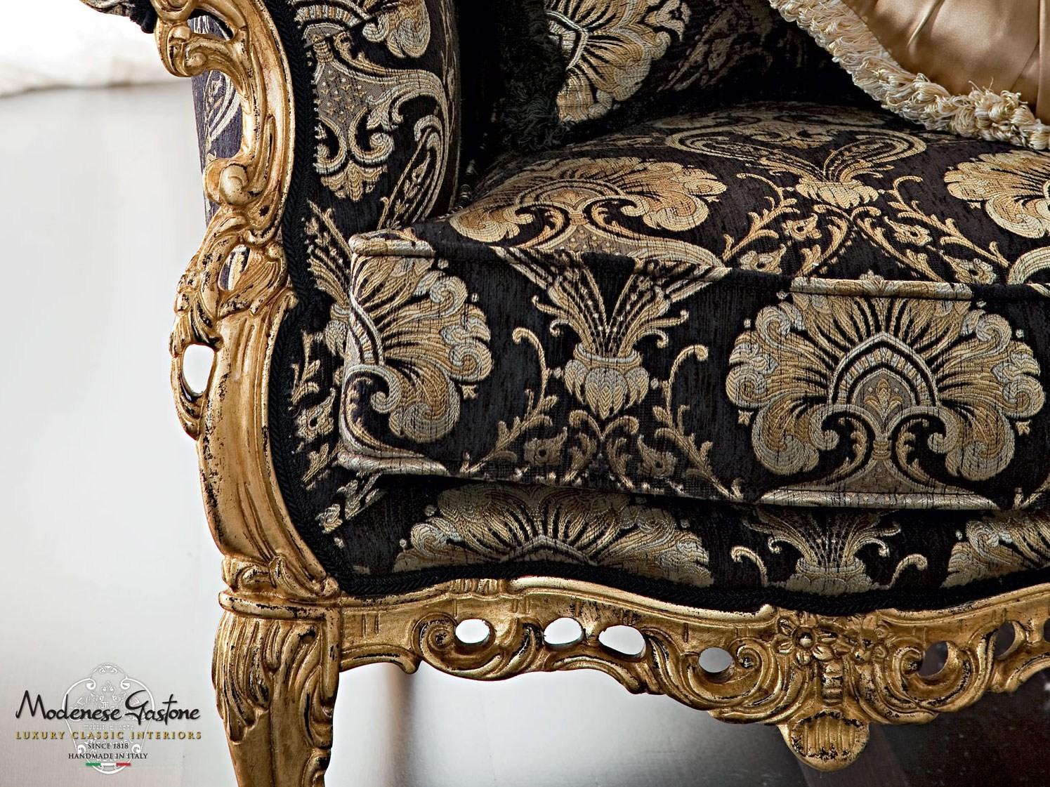 4 seater fabric sofa | 12414 by Modenese Gastone