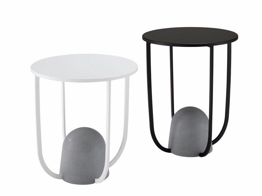 Round steel coffee table | W8 by Ligne Roset