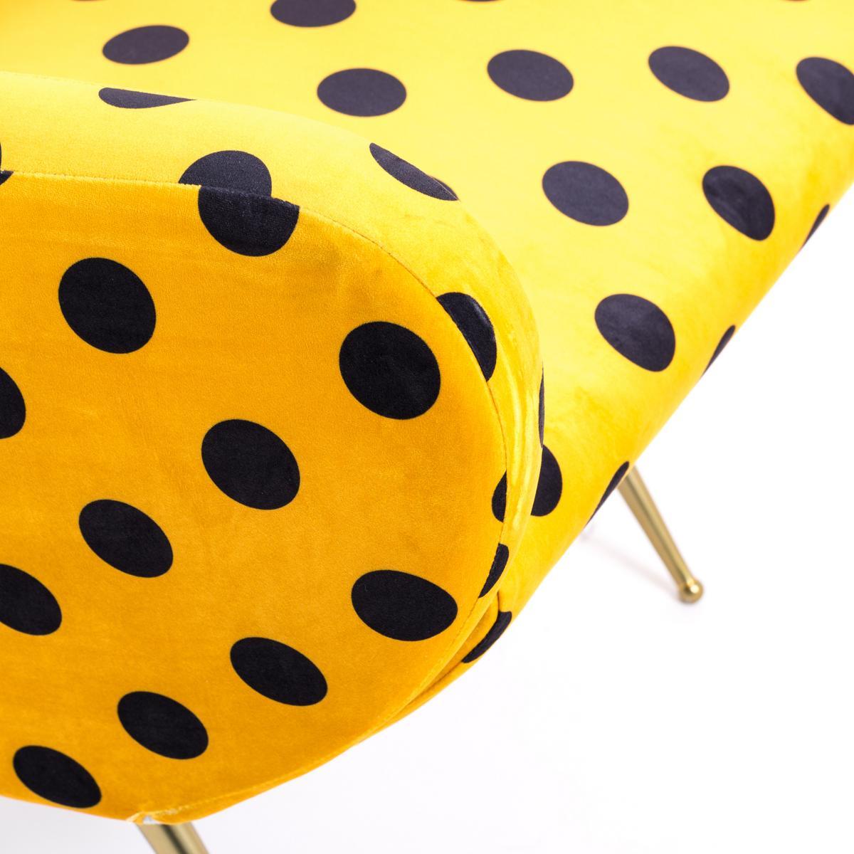 Fabric armchair with armrests | Shit by Seletti