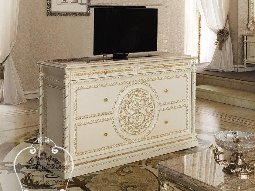 Retractable TV cabinet with drawers | 14683 by Modenese Gastone