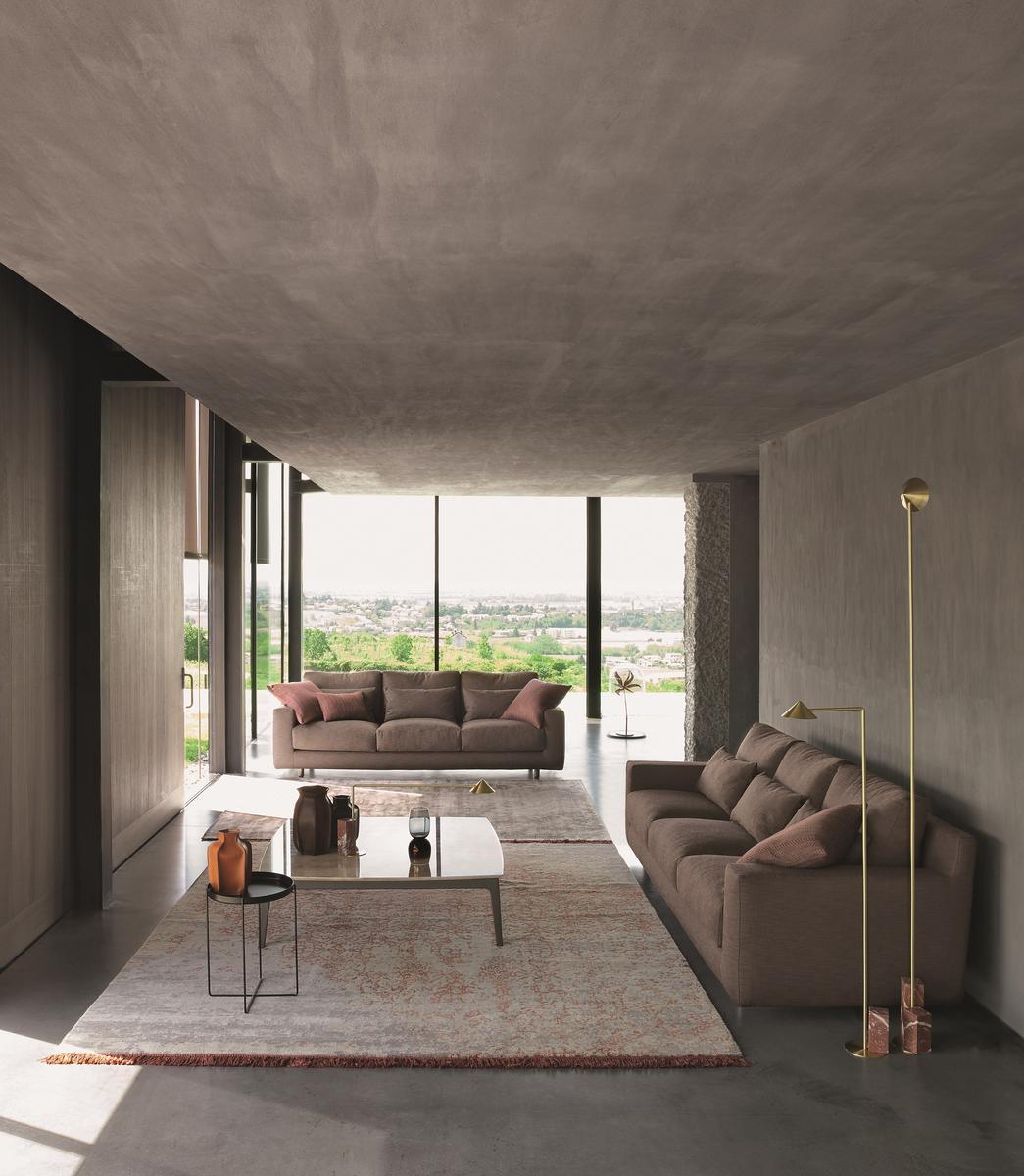 3 seater fabric sofa | Borgonuovo by Flou