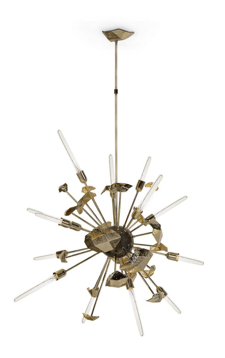 Brass pendant lamp | Supernova by Boca Do Lobo