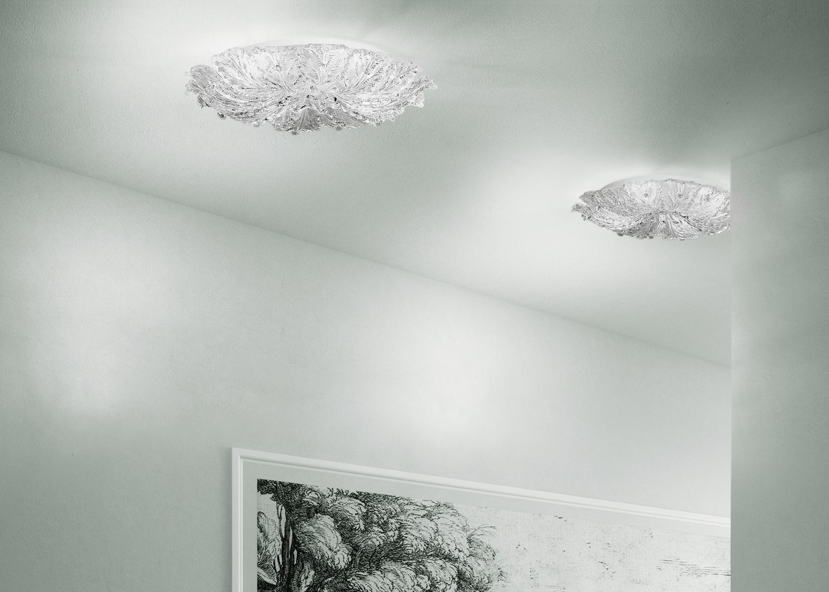 Glass ceiling light | Bembo by Sylcom
