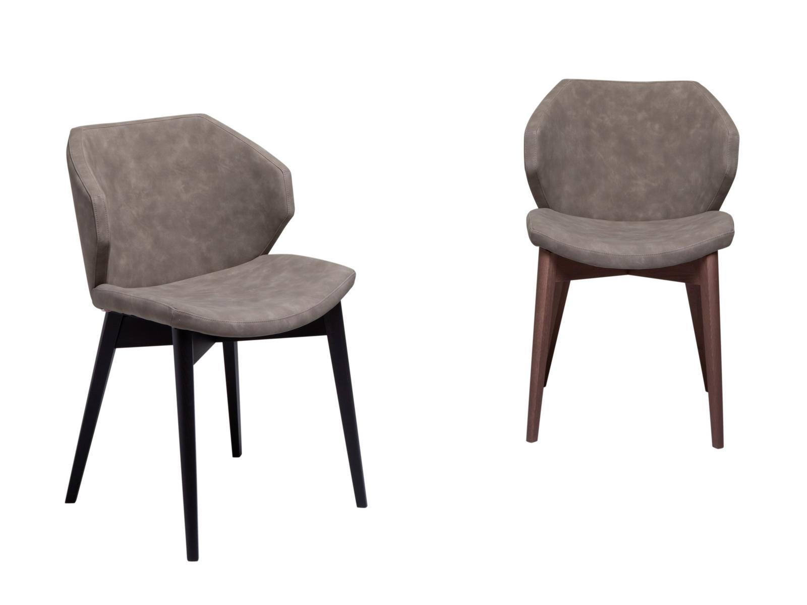 Upholstered chair with wooden base | Glam by Tonin Casa