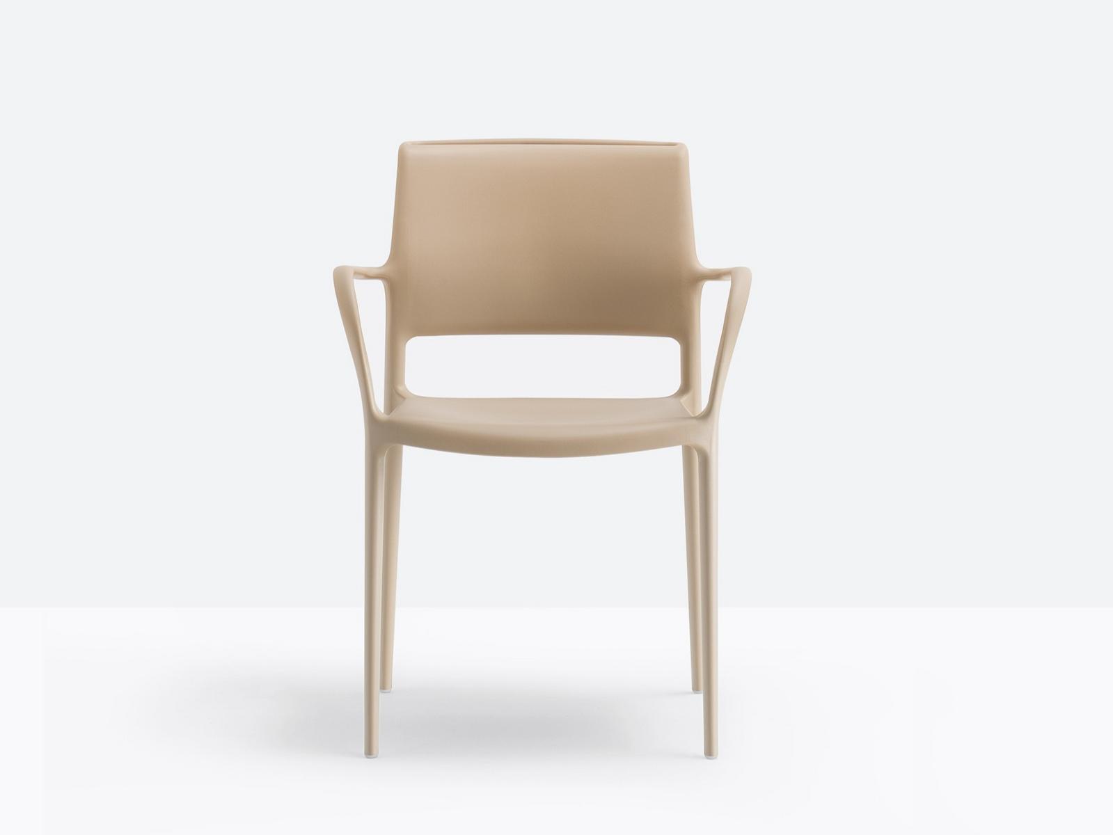 Polypropylene chair with armrests | Ara 315 by Pedrali