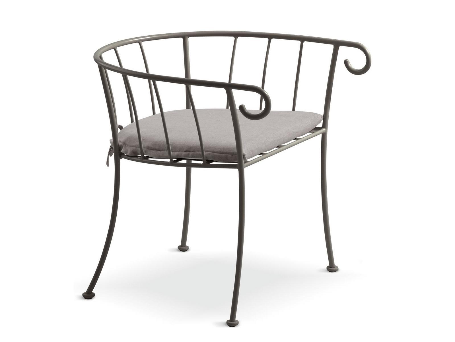 Metal chair with armrests | Bahamas by Cantori