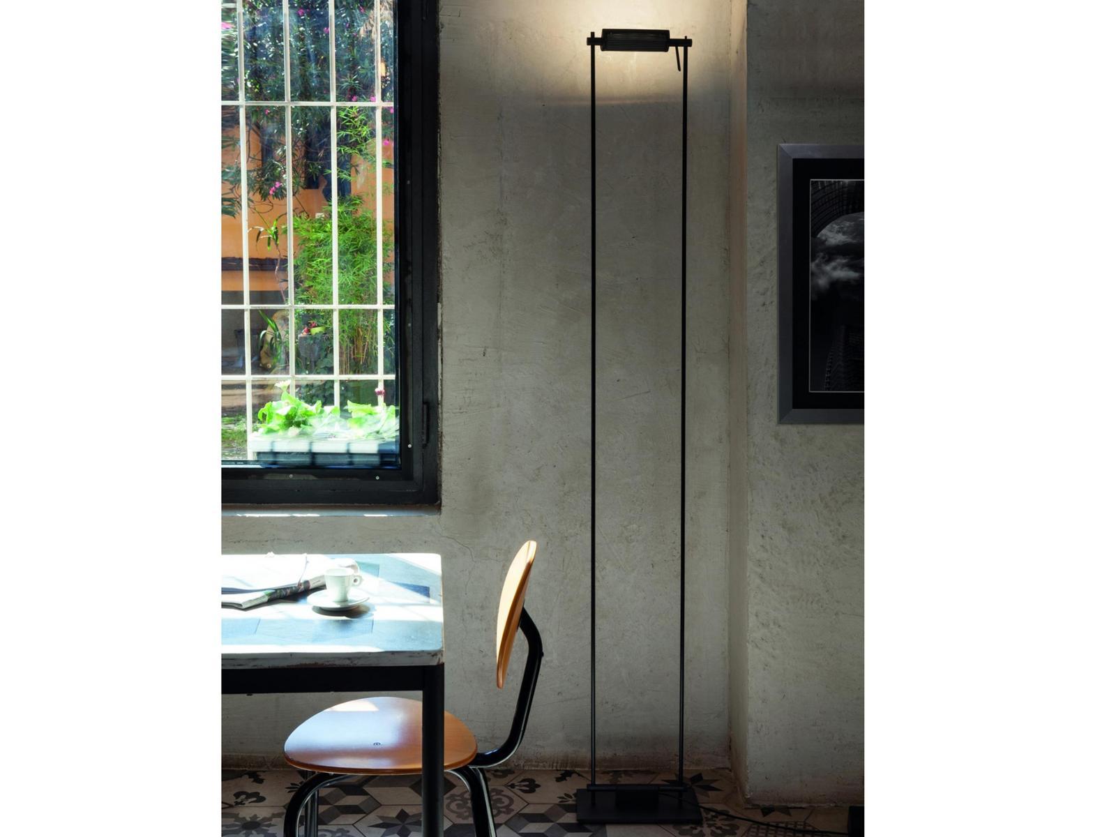 Adjustable aluminium floor lamp | Logo by Nemo