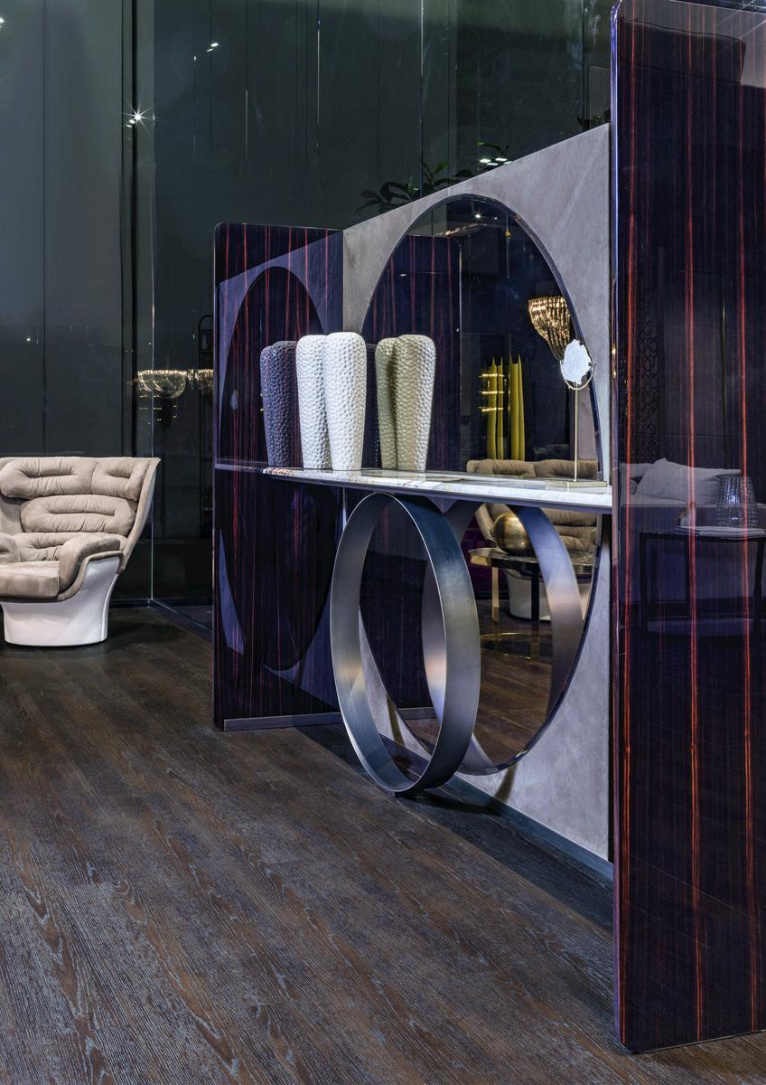 Modular lacquered hallway unit | Note by Longhi