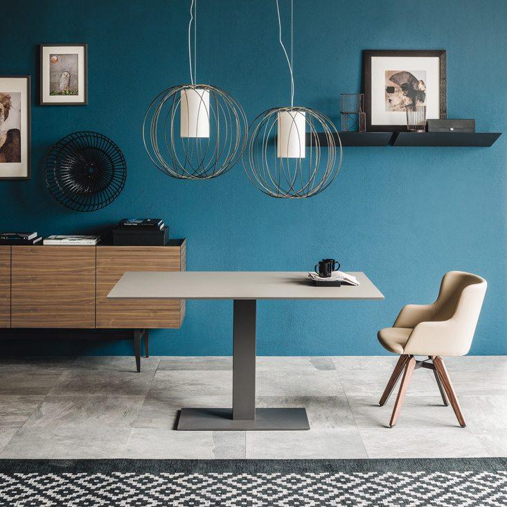 Rectangular metal table | Elvis by Cattelan Italia