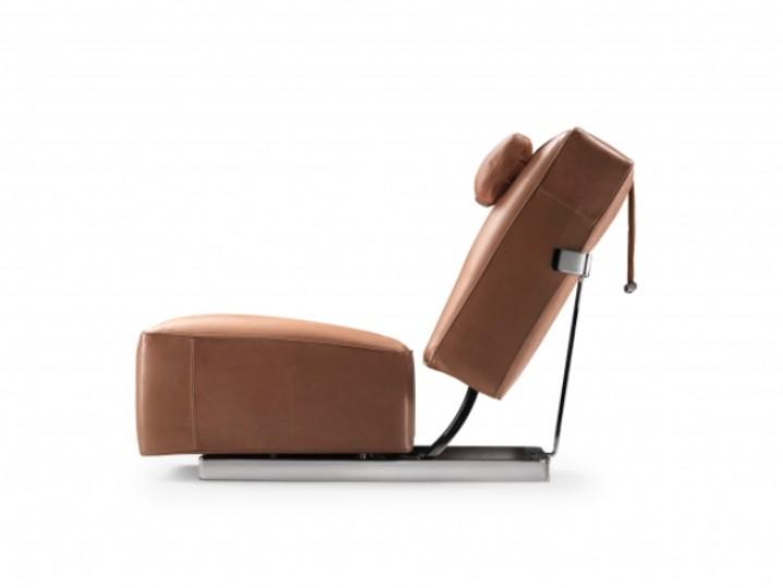 Recliner leather armchair | A.b.c.d. by Flexform