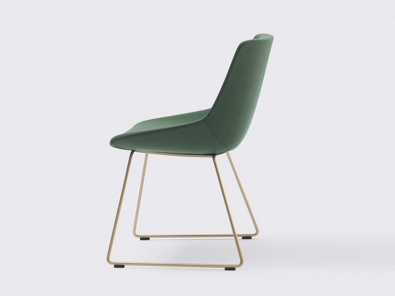 Sled base upholstered chair | Artika Si by Bonaldo