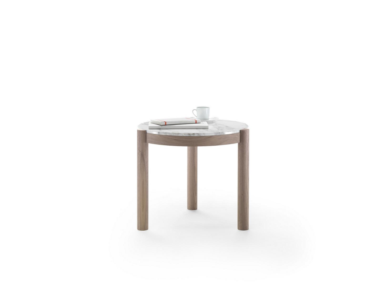Round marble coffee table | Gustav by Flexform