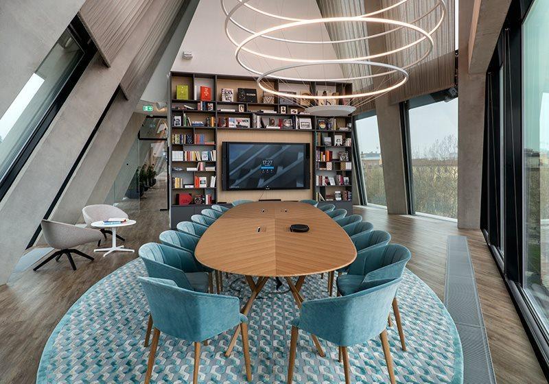 Armchair with wooden legs and polypropylene armrests | Liza 2271 - 2271r by Zanotta