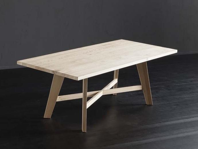 Rectangular solid wood dining table | Parigi + Pechino by Altacorte