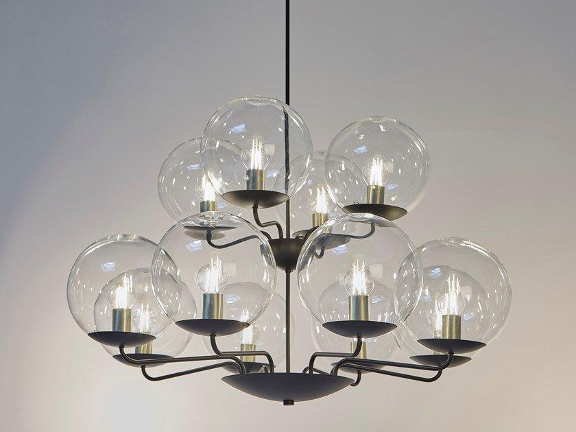 Indirect light metal pendant lamp | Innerbloom H12 by Ilfari