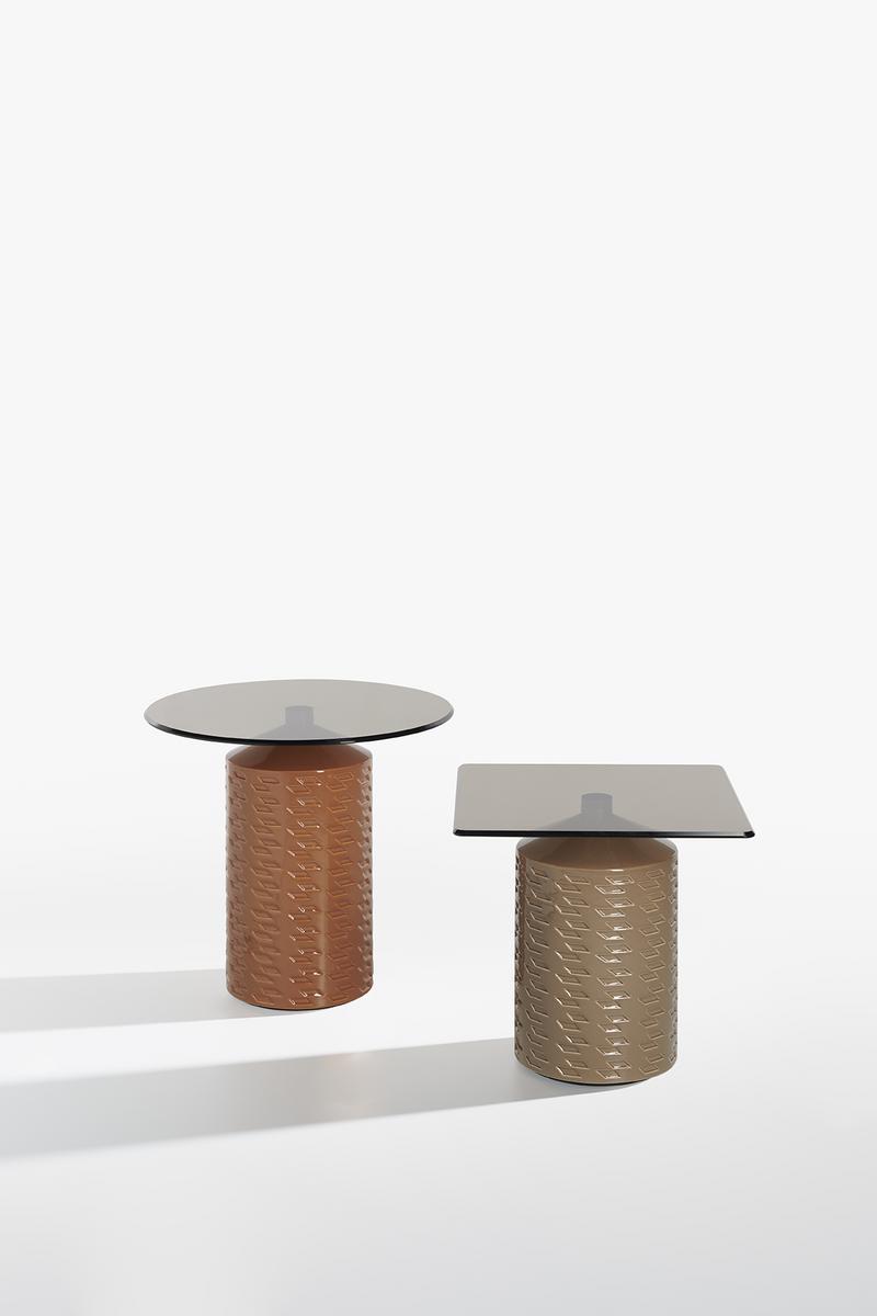 Square garden side table | Hishi by Potocco