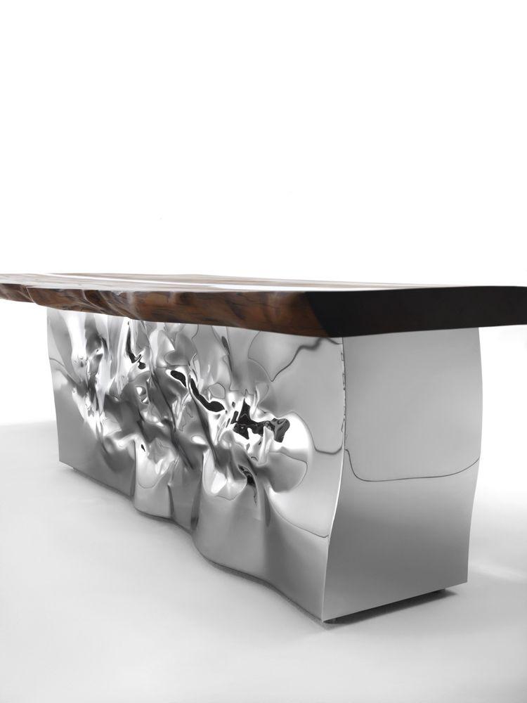 Rectangular wood table | Riflessi by Riva 1920