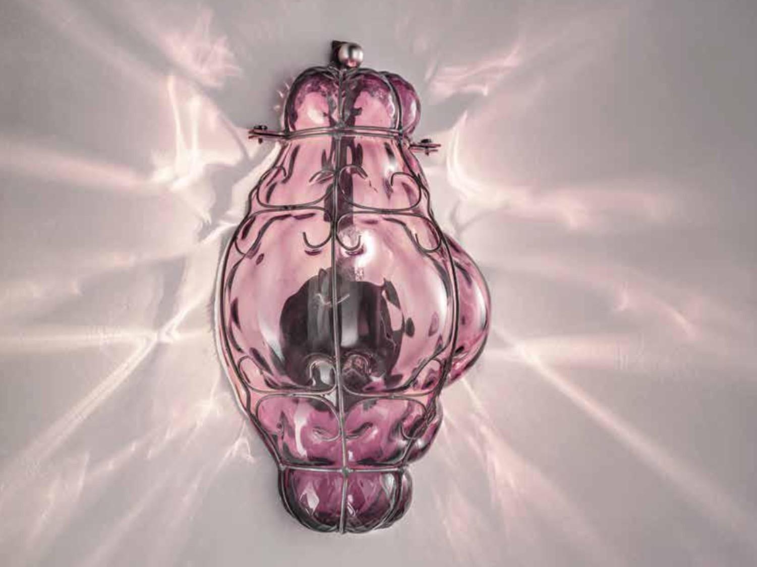 Blown glass wall light | Tiepolo by Sylcom