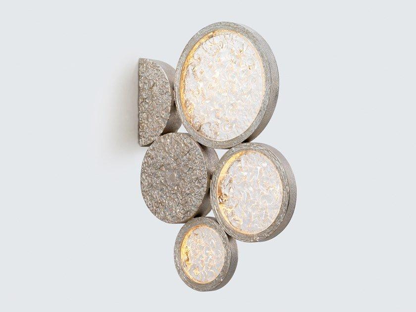 LED handmade bronze wall light | Luna Ap1464 by Serip