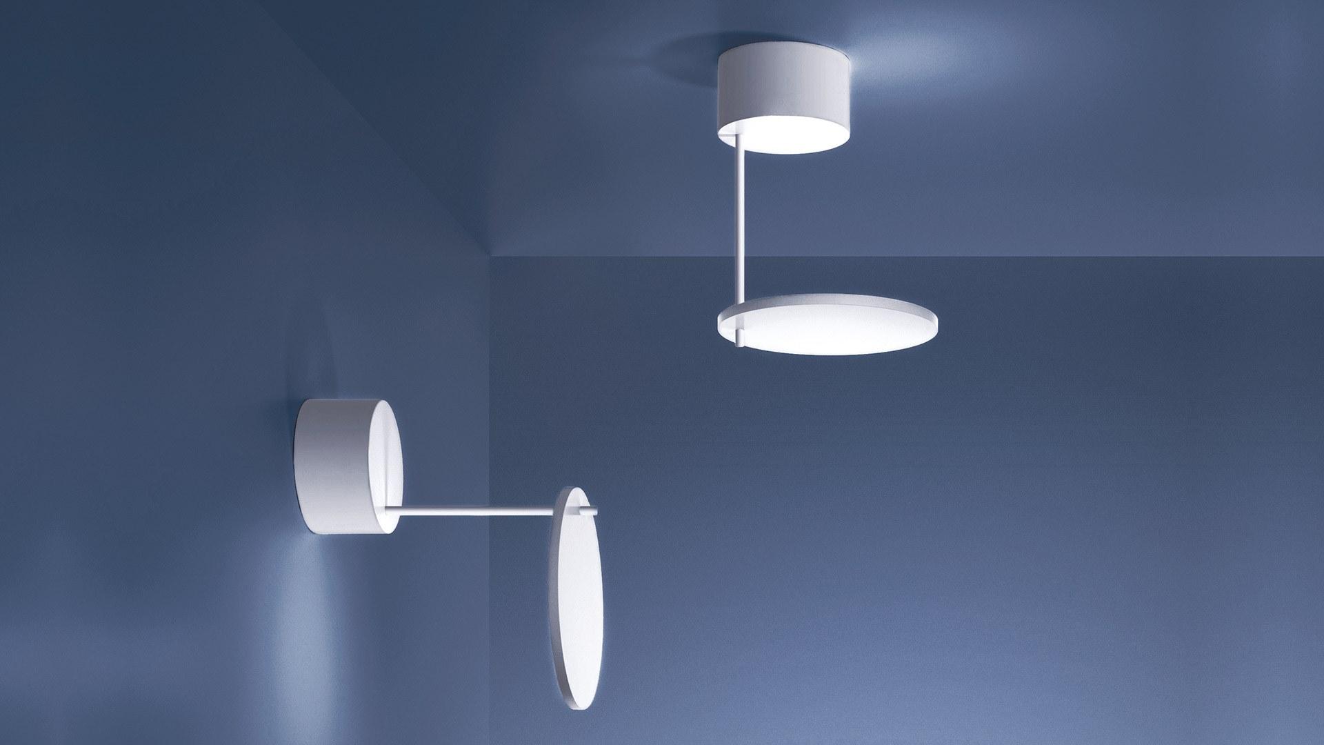 LED die cast aluminium ceiling lamp | Orbiter by Artemide