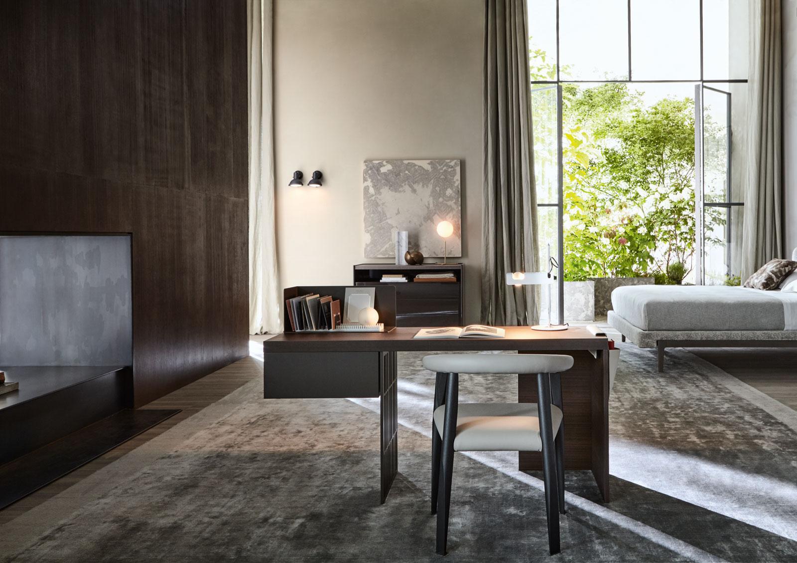 Wooden writing desk | Scriba by Molteni