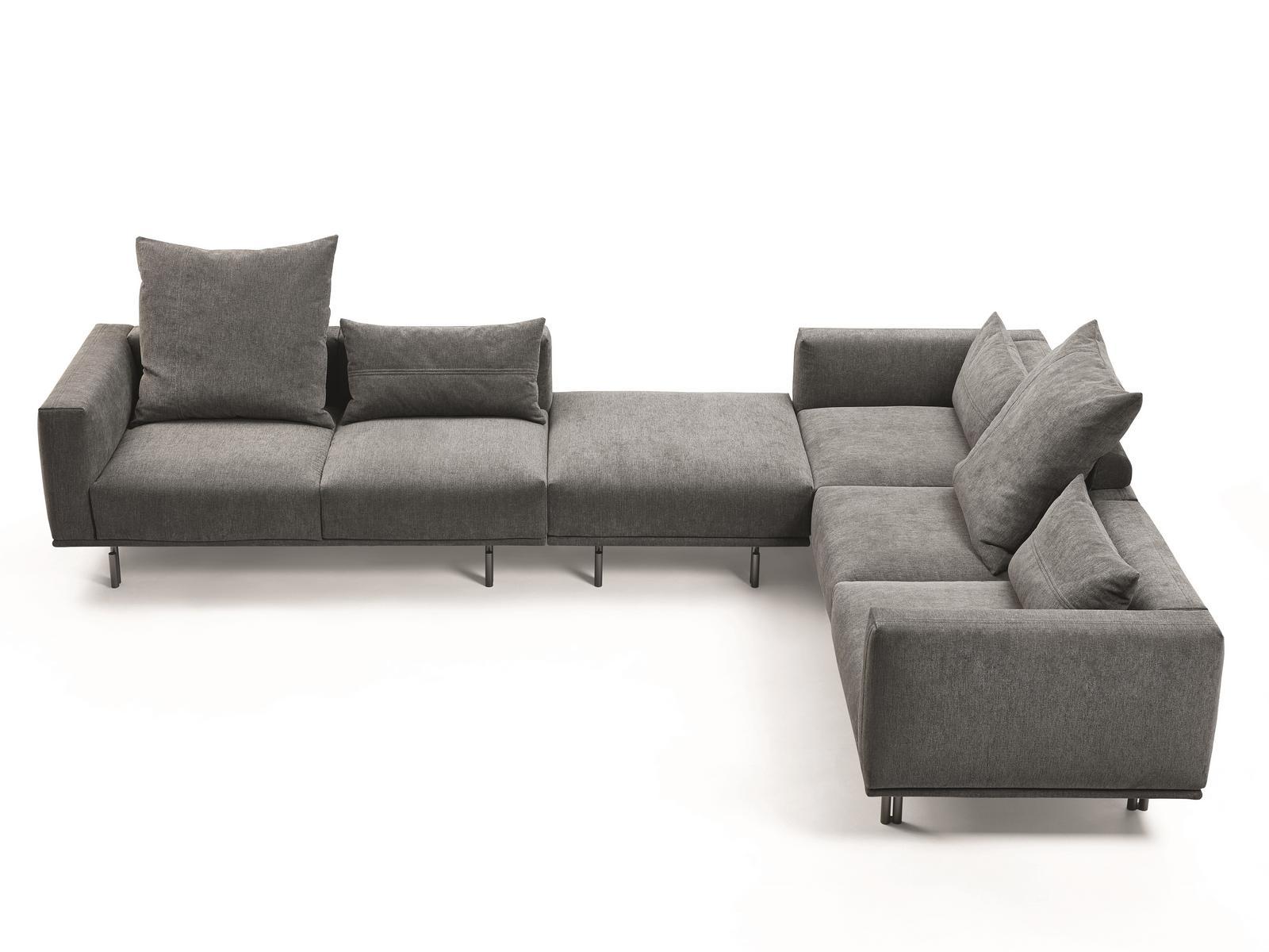 Sectional modular sofa | Binario by Flou