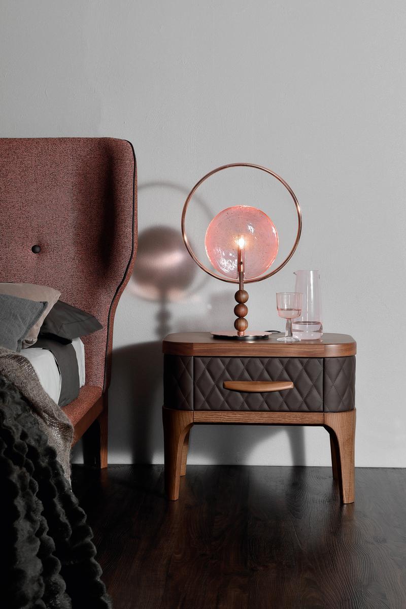 Bedside table with drawers | Tiffany Night by Tonin Casa