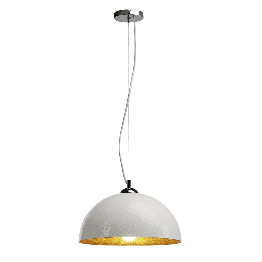 Plastic pendant lamp with dimmer in a contemporary style | Forchini by SLV
