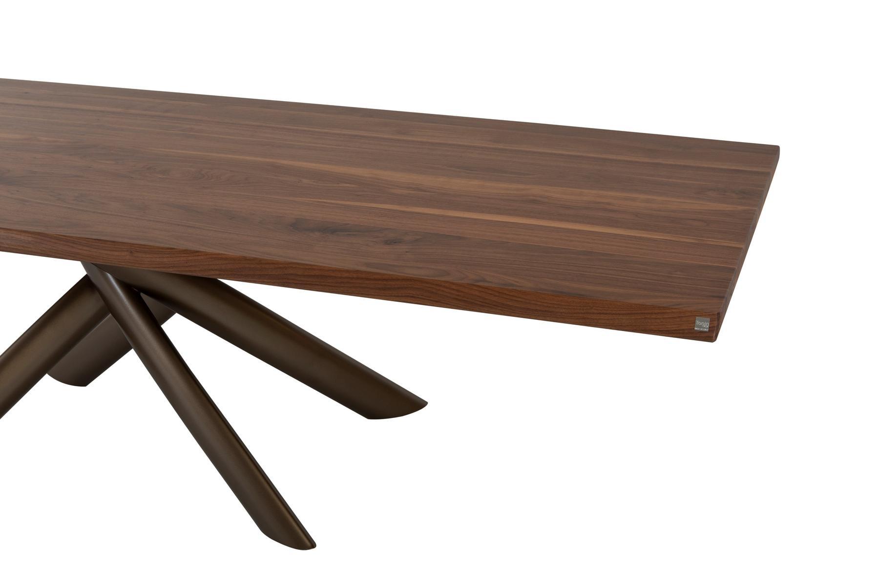 Rectangular walnut table | Style by Tonin Casa