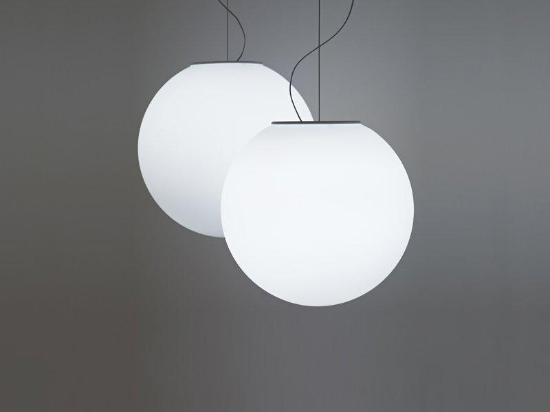Glass pendant lamp | Lumi Sfera by Fabbian