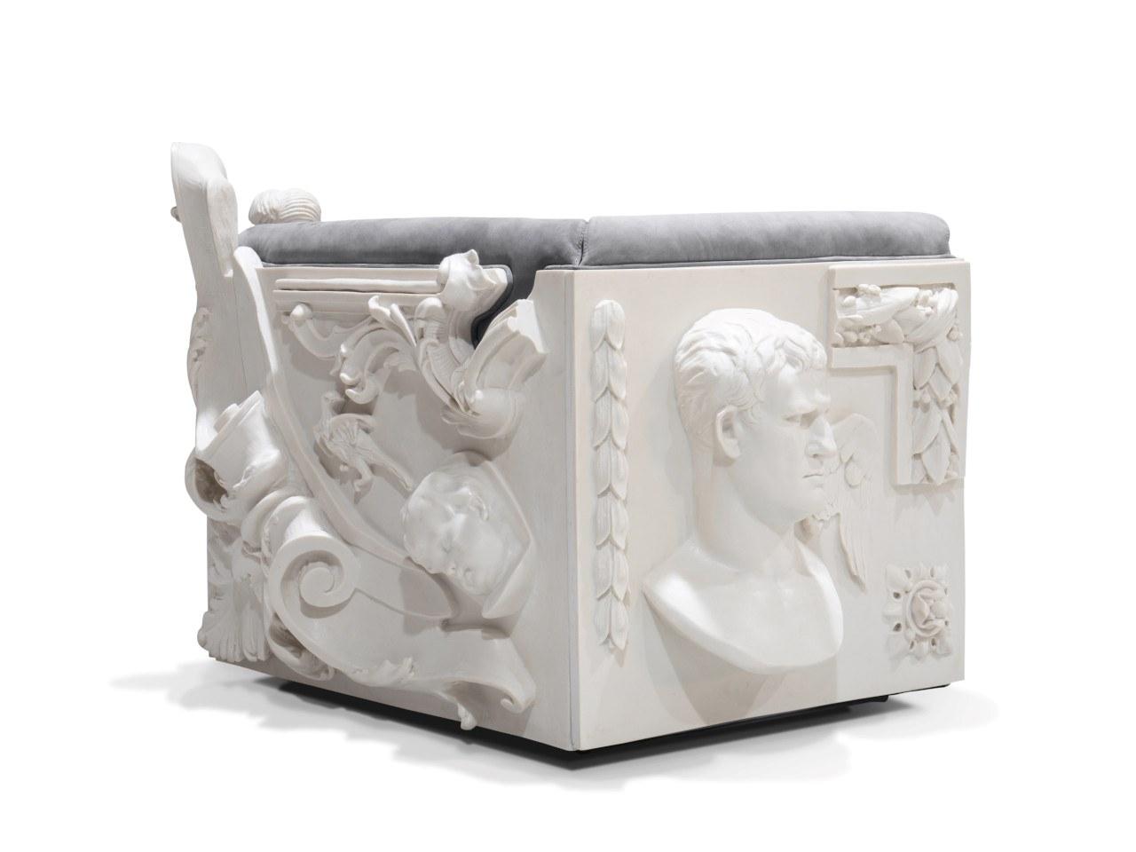 Fabric armchair with armrests | Versailles by Boca Do Lobo