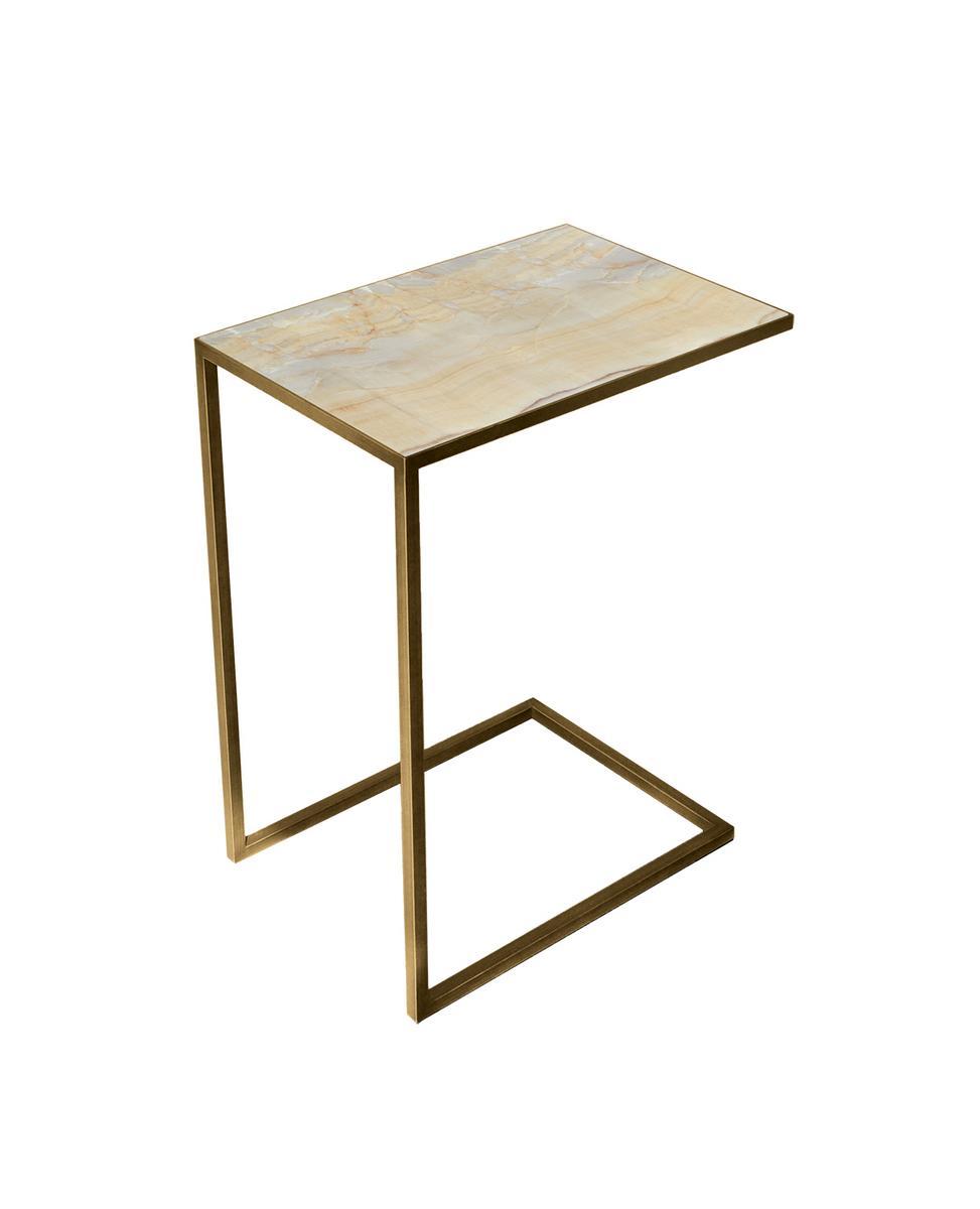Rectangular ceramic side table | Quadro by Sovet